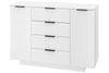 Комод Kelrix (128 &times; 43 &times; 91,5 см, білий) ph-kmd-k6-bl фото