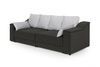 Диван Duks (115 &times; 245 см, темно-серый с светло-серым) IMI Premium mpr-d-dks-ll-18-shrm-90 фото