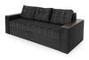 Диван Лорейн (235 &times; 98 см, велюр, черный) IMI dkmf-bl-100 фото