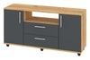 Тумба для TV Parvex (110 &times; 32 &times; 55 см, тахо і антрацит) ph-tmb-tv-brn-th-ntrc фото