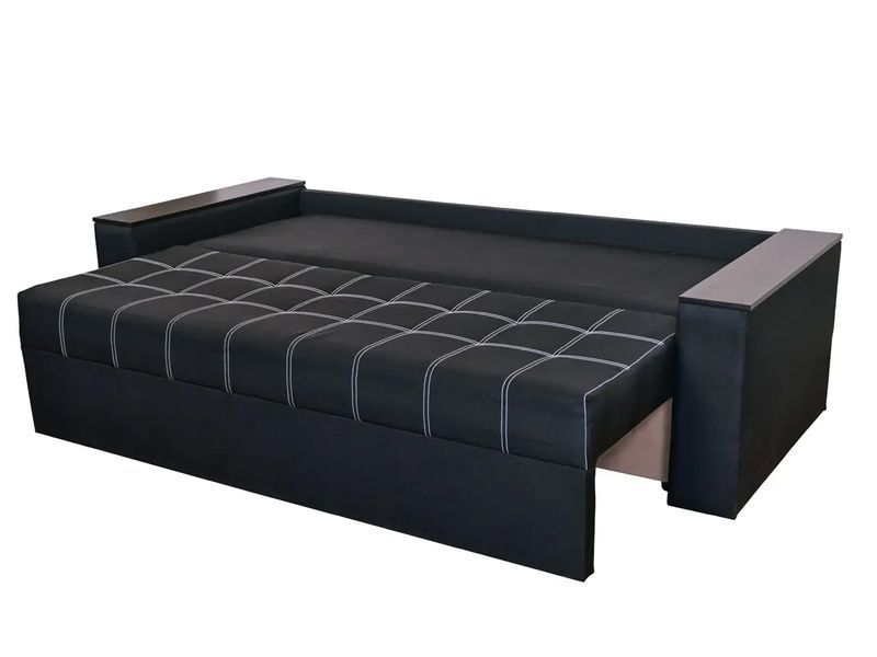 Диван Лорейн (235 &times; 98 см, мікророгожка, чорний) IMI dkmf-sv-19 фото