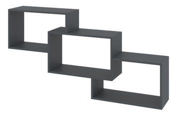 Полка настенная Jorvian (142,4 &times; 25 &times; 70,4 см, антрацит) ph-plc-1a-ntrc фото