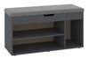 Тумба для взуття Zervex (100 &times; 38 &times; 50 см, антрацит і сірий) ph-tmb-vz-b8-ntrc-sr фото
