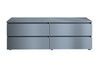 Тумба ТВ Интегрис-5 (140х38х49 см, графит) vrt-tmb-l-tv-l-grf фото
