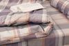 Комплект постільної білизни Артеміда-19 (євро, поліестер, наволочки: 50х70 см 2 шт та 70х70 см 2 шт, клітинка, коричневий) IMI m-ps-plst-rtmd-19-vr-kl-kr фото 6