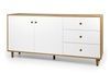 Комод UrbanOak-5 2ДВ 3ШУХ (Дуб Аппалачі + Німфея Альба, 159x39x77 см) IMI lkmd-hg5-db-ppl-nmf-lb фото 1
