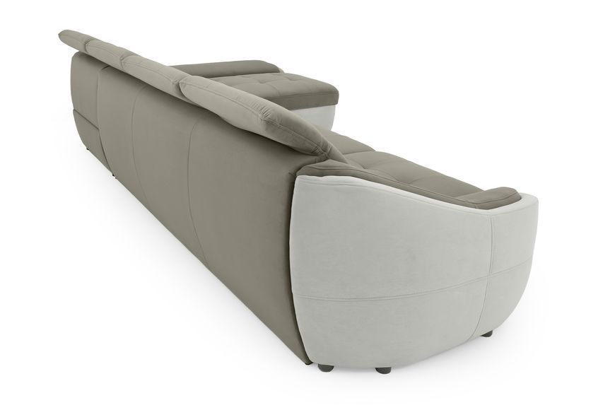 Кутовий диван Спейс АМ3 (337 &times; 187 см, бежевий з молочним) IMI Premium ksps-AM3-ll-09-01-p фото