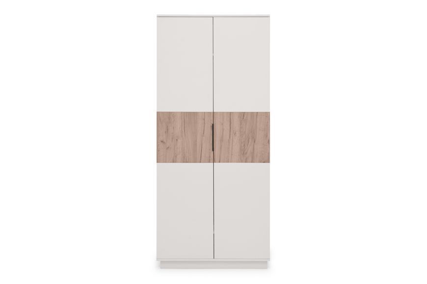 Шкаф Поларо-1 (90 &times; 45 &times; 200 см, кашемир + дуб крафт серый) md-sh-vzt-ksh-db-kr-sr фото