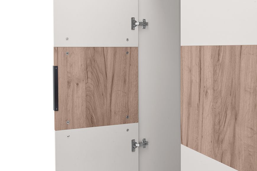 Шкаф Поларо-1 (90 &times; 45 &times; 200 см, кашемир + дуб крафт серый) md-sh-vzt-ksh-db-kr-sr фото