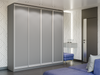 Шкаф-купе Мираж-10 (240 &times; 45 &times; 240 см, серый) m-shk-mr10-24-45-sr фото