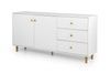 Комод UrbanOak-5 2ДВ 3ШУХ (Німфея Альба, 159x39x77 см) IMI lkmd-hg5-nmf-lb фото