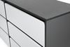 Комод ModaVista-3 6ШУХ (Антрацит + Німфея Альба, 160x43x80 см) IMI lkmd-rt3-ntr-nmf-lb фото 4