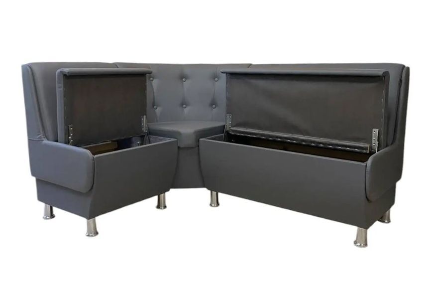 Кухонный уголок OnyxLounge (131 &times; 171 см, флай 2233, серый) l-kt-mdrn-fl2233 фото