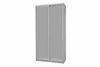 Шкаф-купе Мираж-2 (120 &times; 60 &times; 240 см, серый) m-shk-mr-2-60-sr фото