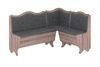 Кухонний куточок FlavorFurnish-1 (110 &times; 150, саванна дарк грей і трюфель) ph-kt-grcg-sndrgr-trfl фото