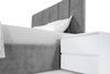 Ліжко з матрацом Лотос (160 &times; 200 см, Pocket Spring, велюр, без підйомного механізму, світло-сірий) IMI lts-am160x200ssb-mt фото 8